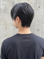 モッズヘアメン 札幌月寒店(mod's hair men)&nbsp;ダークブラウン刈り上げセンターパート韓国マッシュ20代30代p1