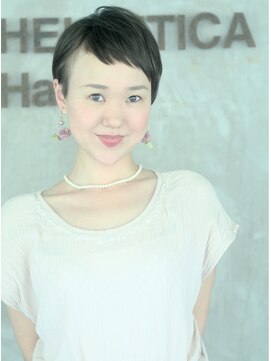 ヘルベチカ・ヘア(Helvetica hair) ザクザク☆マッシュショート