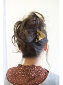 【ヘアアレンジ特集】ルーズなゆるふわアップ