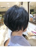 大人の似合わせショートボブ