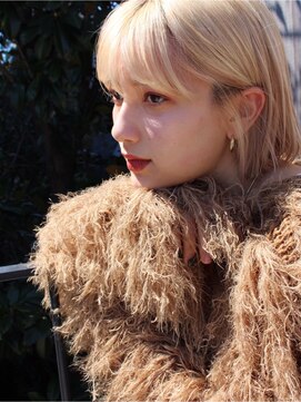 ソルトウォーター(SALT WATER) White beigeミニボブ