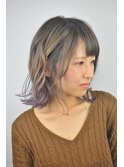 アクセントカラーでオシャレボブ