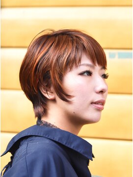 アドミラル ベー ヘアーデザイン(Admiral b Hair design) ３Dハイライトカラー　アプリコット＜堀江・新町＞