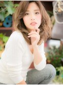 かきあげ前髪☆大人かわいいブロンドカラーc4大宮20代30代40代
