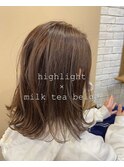 *highlight × milk tea beige*