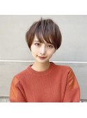 【Chill】大人かわいい季節のピンクベージュクールショートボブ