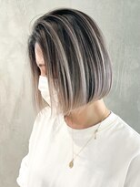 アイティー バイ アルバム 中野店(IT by ALBUM)&nbsp;バレイヤージュボブ_ショコラベージュボブルフ_ba311851