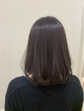 ネオリーブウリ 二子玉川店(Neolive uri) ラベンダーダークアッシュハイライトカラーグレージュ