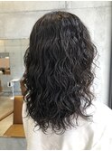 スタイリング簡単◎くるくるパーマ♪西葛西インナーカラー