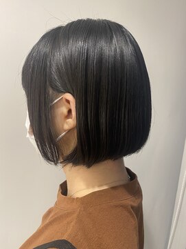 クイントネオリーブ 自由が丘正面口店(quint:neolive) ミニボブ　暗髪