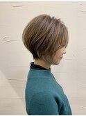白髪ぼかし ミニマムショート
