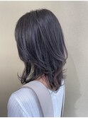 【ブルーブラック×レイヤースタイル】