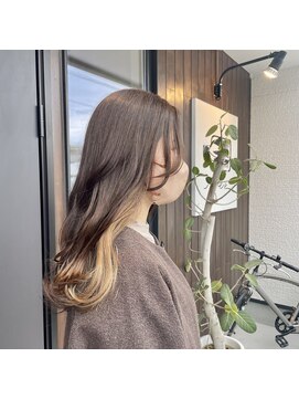 メール(Mer...) ☆韓国風ブロンドベージュインナーカラー☆ 横山飛翔