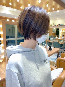 ロンドエニカ 大宮(Lond enika) lond惇平 大人ガーリーモードヘアチョコレートプリカール