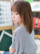 カバーヘア イヴ 戸頭店(COVER HAIR EVE)&nbsp;★インナーグレージュカラー前下がりレイヤー20代30代40代★9