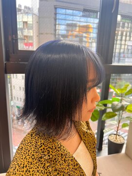 ジーナ 船橋(Zina) 髪質改善＊マチルダボブアッシュカラー＊美髪【Zina船橋】