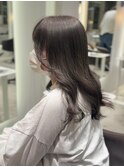シアーグレージュ / ハイトーンカラー / サラ艶ロング / 群馬