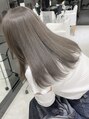 フレームプラス 御堂筋難波店(FRAME +)&nbsp;髪質改善×ダブルカラー＊ミルクティーカラー