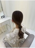 タイトポニーテール