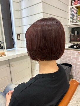テラス ヘアアンドボタニカル(terrace) terrace岩政/ミニボブ/30代40代/姪浜