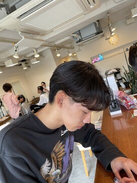 ヘア サークル ジープ 石井店(hair circle geep) 曲がる縮毛矯正センターパート