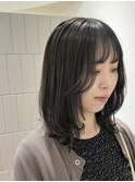 暗め透明感カラー×レイヤーカット