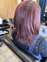 グランツ(GLANZ)&nbsp;ピンク系ハイライトマッシュウルフ