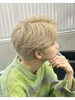 メンズペレ 渋谷(MEN'S PELE)&nbsp;ニュアンスパーマ/韓国マッシュ/スパイキーショート/渋谷