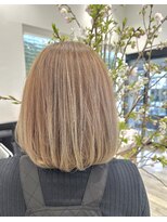 ディーボーイ 健軍店(D-BOY)&nbsp;ベージュ/ブリーチ/白髪ぼかし