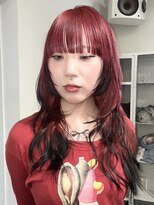 カロントウキョウ 中野店(Kalon Tokyo)&nbsp;デザインカラー／ワインレッド／裾カラー／チェリーレッド