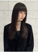 ミディアムレイヤー姫カットレイヤー顔周りカット
