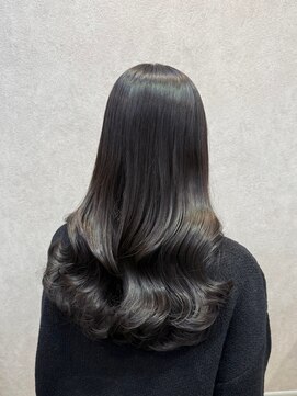 ロンド フィーユ(Lond fille) ●後ろ姿も可愛いグレージュカラー☆くびれレイヤースタイル銀座