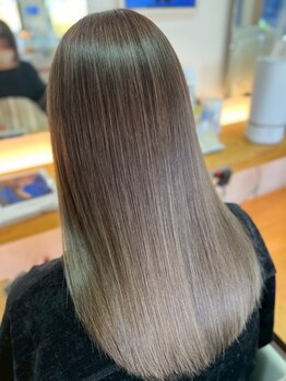 サクラ ビューティー ガーデン(SAKURA Beauty garden)の写真/髪本来の美しさを引き出すメニューをご提供！[OVERics髪質改善カラー＋髪質補修トリートメント￥10,200円]
