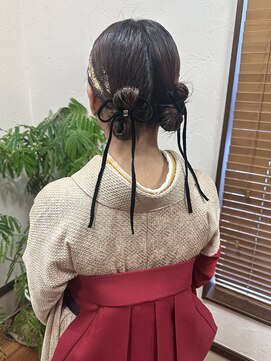 ラフ バイ へアーフリーティー(Laf by Hair freety) 卒業式ヘアアレンジ
