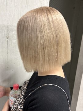 ルノン フィージュ(LUNON fieju) 暗めカラーグランマッシュデザインカラーフェイスフレーミング