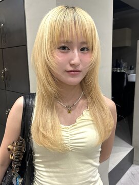 ヘアー アイス ルーチェ(HAIR ICI LUCE) ハッシュカット/レイヤーカット/ブロンド/太田