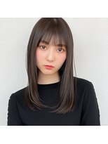 モンド ヘアクリエーション 新栄店(monde hair creation)&nbsp;【monde】内巻きストレート×シースルーバング×髪質改善