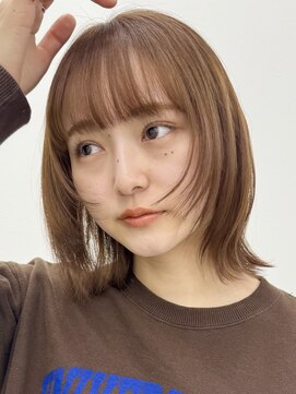 アイトーキョーエス 渋谷(AI TOKYO S) レイヤーボブ/オリーブベージュ/結べるボブ