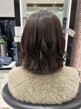 アピッシュ ギンザ(apish ginza) 近下菜央/ボブパーマ/ボブヘア/伸ばしかけパーマ/大人パーマ