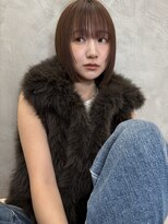 ロンドプロフィール 浦和(Lond profil)&nbsp;ブリーチなしカラー伸ばしかけヘア簡単スタイリング小顔ヘア