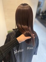 ルーカス(Lucas) 柔らか質感のチョコブラウンで王道モテヘアへ♪