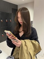 モク 神楽坂(mok)&nbsp;オリーブベージュ×レイヤーカット