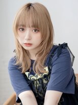 アーダーヘアサロン 武生店(ADER HAIR SALON)&nbsp;ハイトーン☆外ハネセミロング