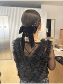 お呼ばれヘアセット