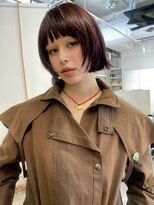 シティ 薬院(SITY.) ブリーチなしダブルカラー 顔周りカット ボブ ボブレイヤー