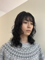 ヘアープルトワ レイヤーウルフパーマ