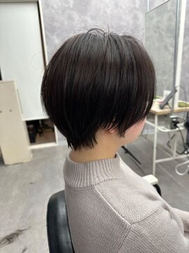 ワンクリエーション 愛甲石田店(ONEcreation) アンブレラカラー前髪クールショートイメチェン