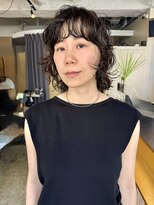 アネンド(anend) 〔stylistカメナシ〕レイヤーbob/ パーマスタイル