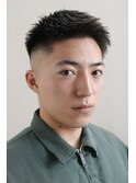スキンフェードバーバー短髪フェザーアップメンズサロンボウズ