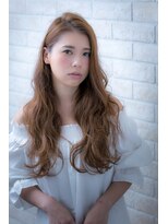 エルデ ナインズ ヘアー スタンド 川口店(elde 9's HAIR STAND)&nbsp;大人かわいいクラシカルボルドーフェザーロングセンターパート